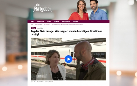 Tag der Zivilcourage am 19.03.19, Bericht in HR3, Die Ratgeber